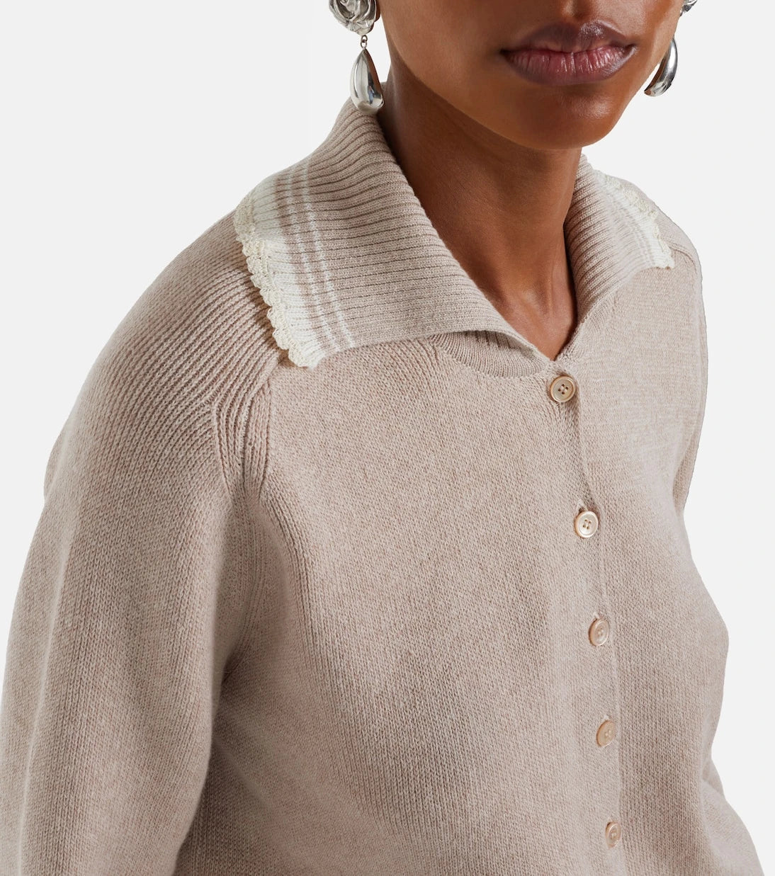 Magda Butrym - Cotton and cashmere cardigan
