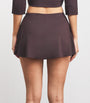 Skims Burgundy Smooth Lounge Mini Skort