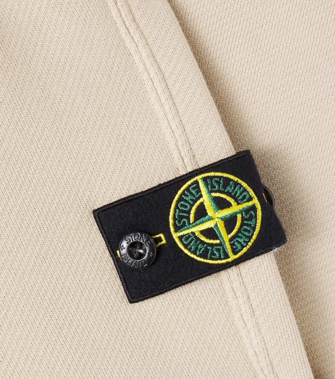 Stone Island Junior - بنطال رياضي من القطن جيرسيه بطبعة البوصلة