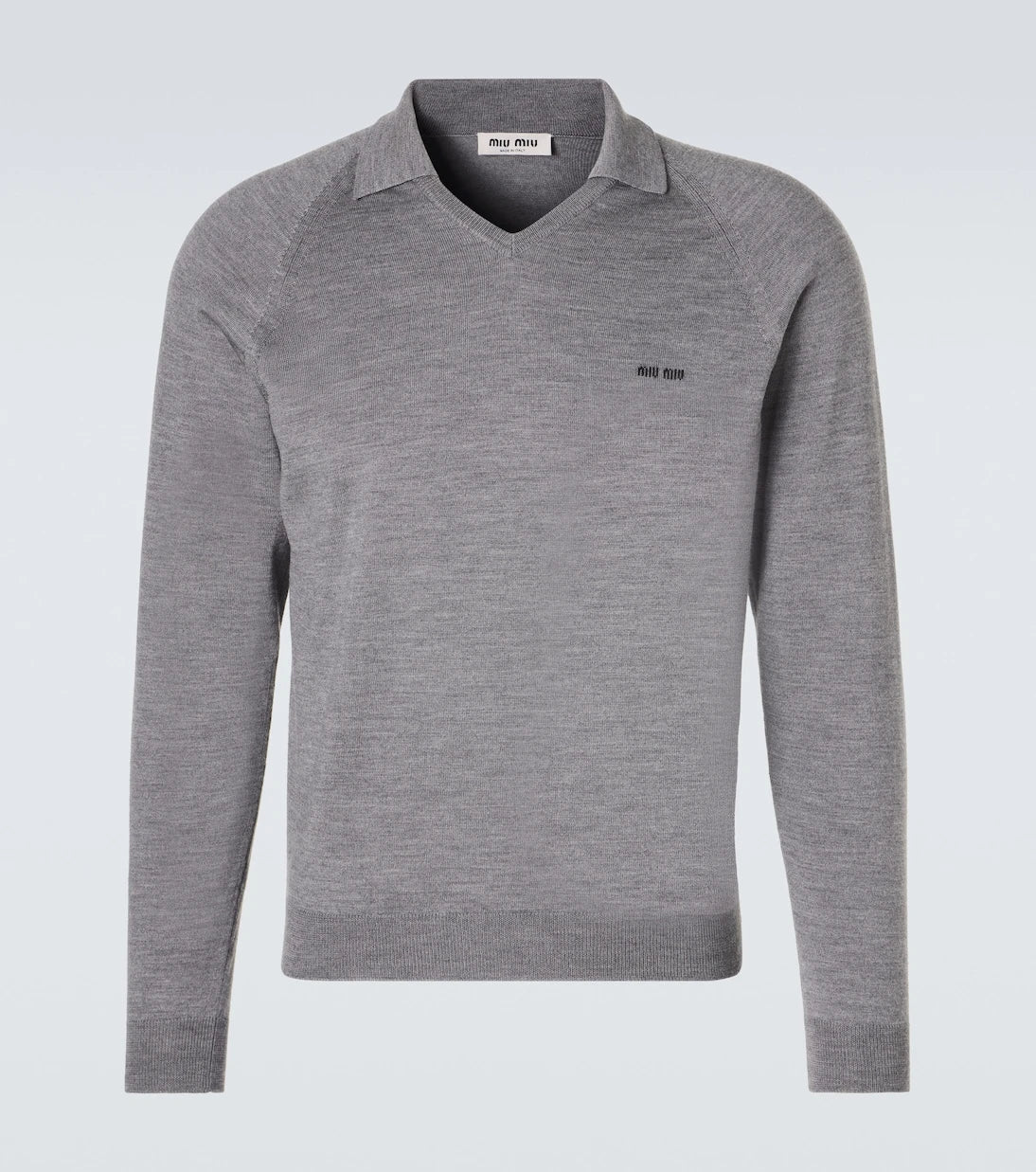 Miu Miu - Virgin wool polo sweater
