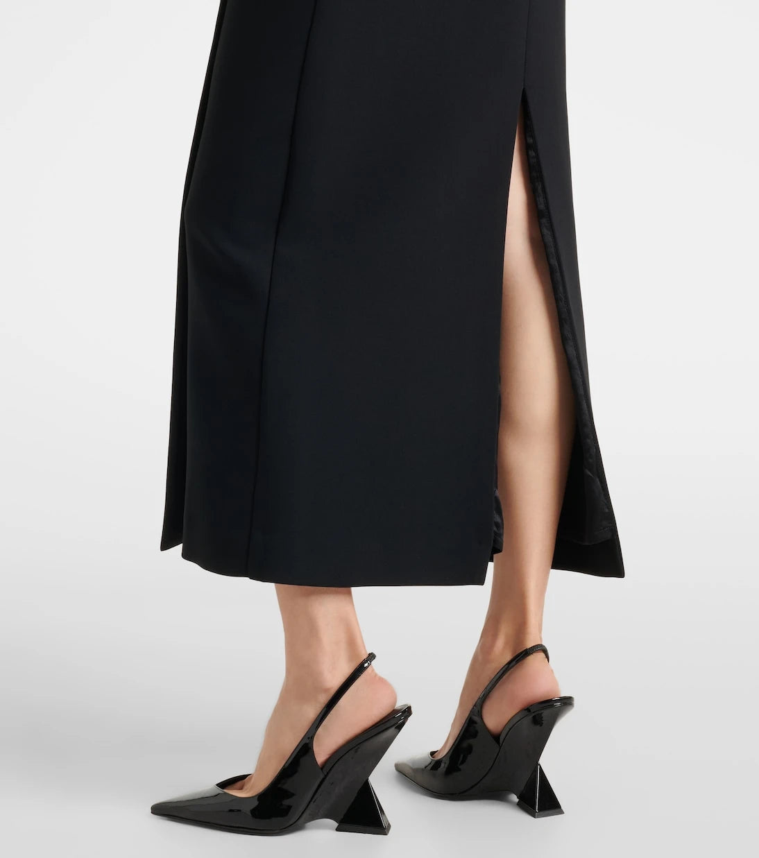 Maticevski - Barrier off-shoulder satin midi dress