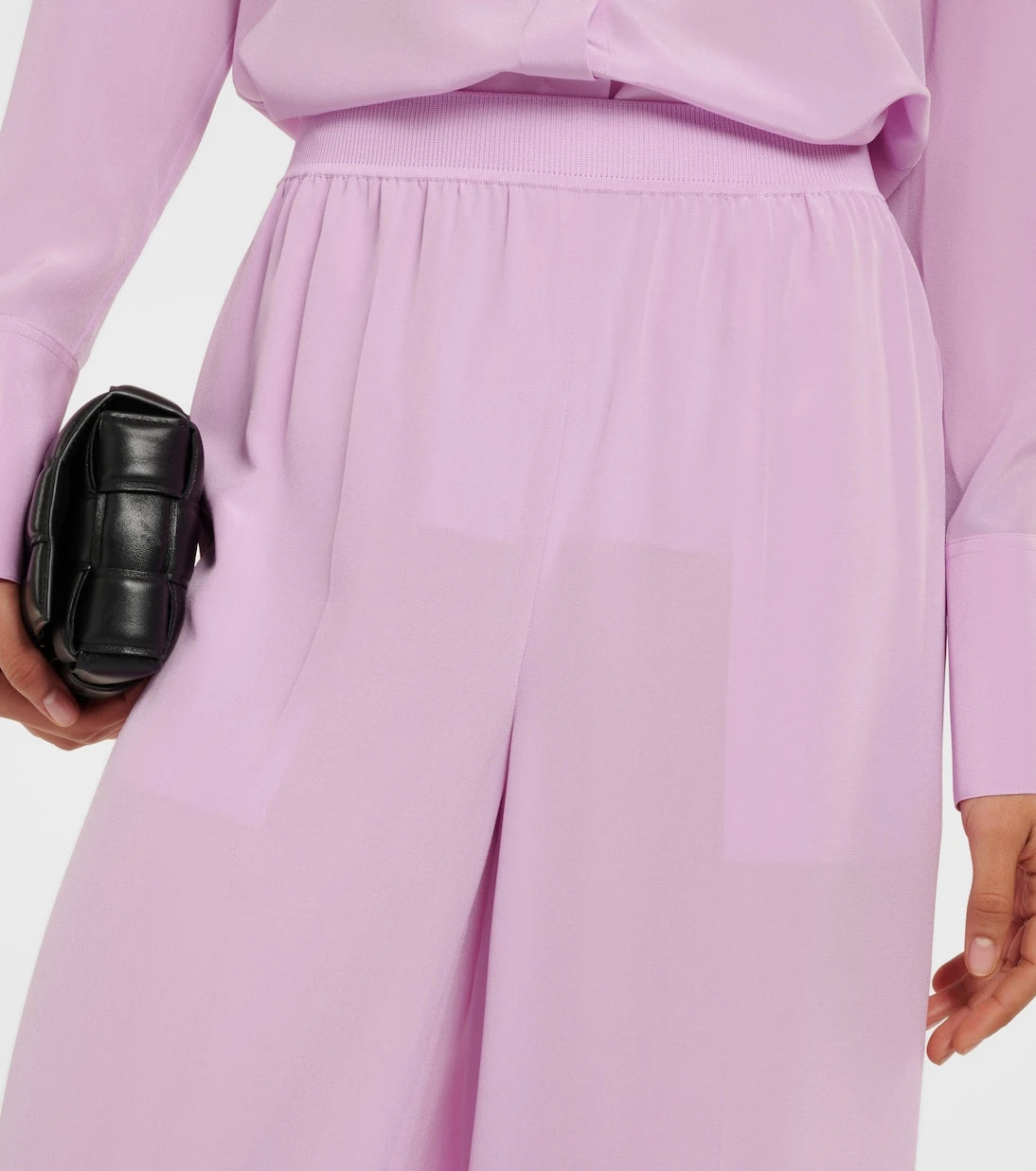 Joseph - Hulin silk crêpe wide-leg pants