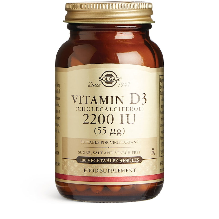 Solgar Vitamin D3 2200 IU (100 Capsules)