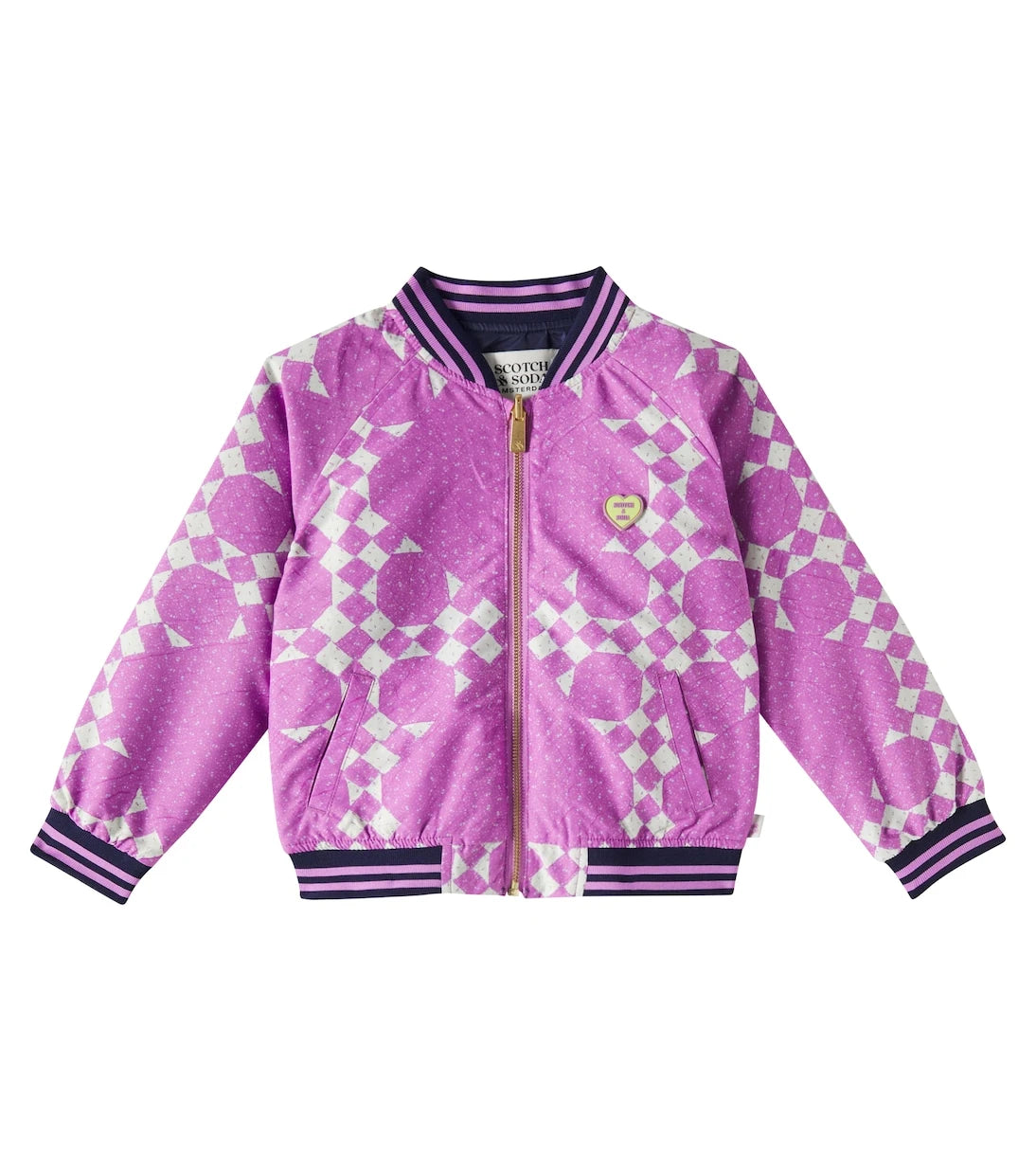 Scotch & Soda Kids - جاكيت بومبر وجهين