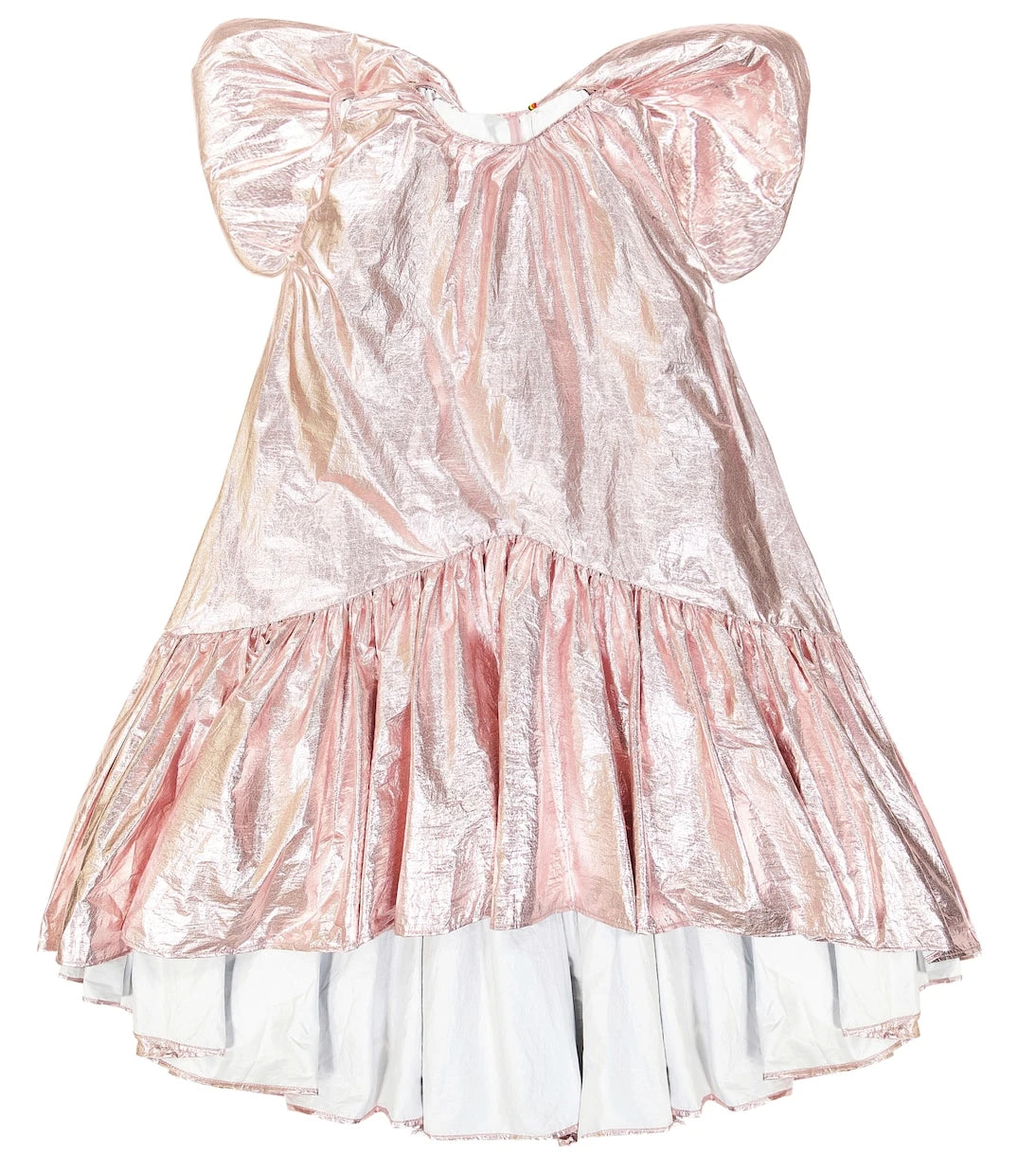 Caroline Bosmans - Metallic bow-detailed dress