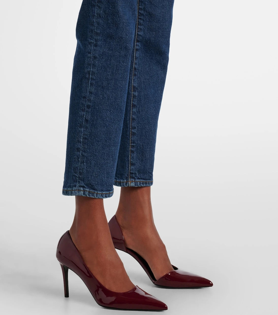 Frame - Borrowed cropped straight jeans