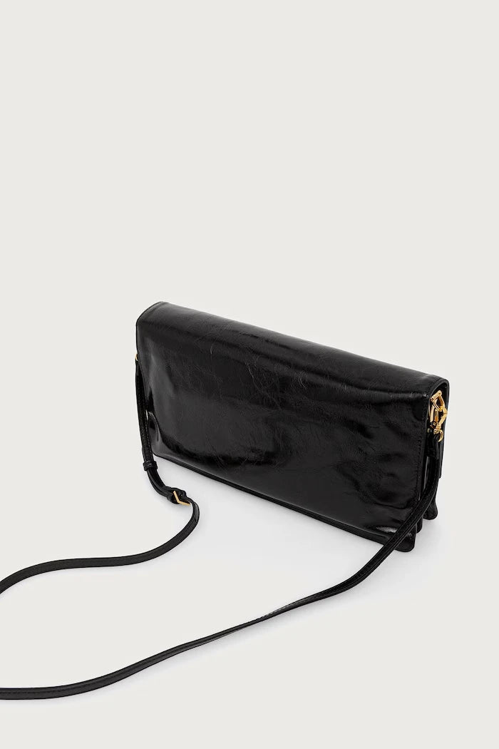 Deri kadın clutch
