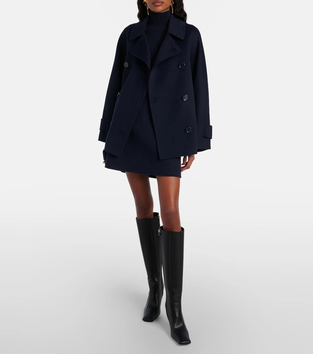 'S Max Mara - Louise belted double-breasted virgin wool jacket
