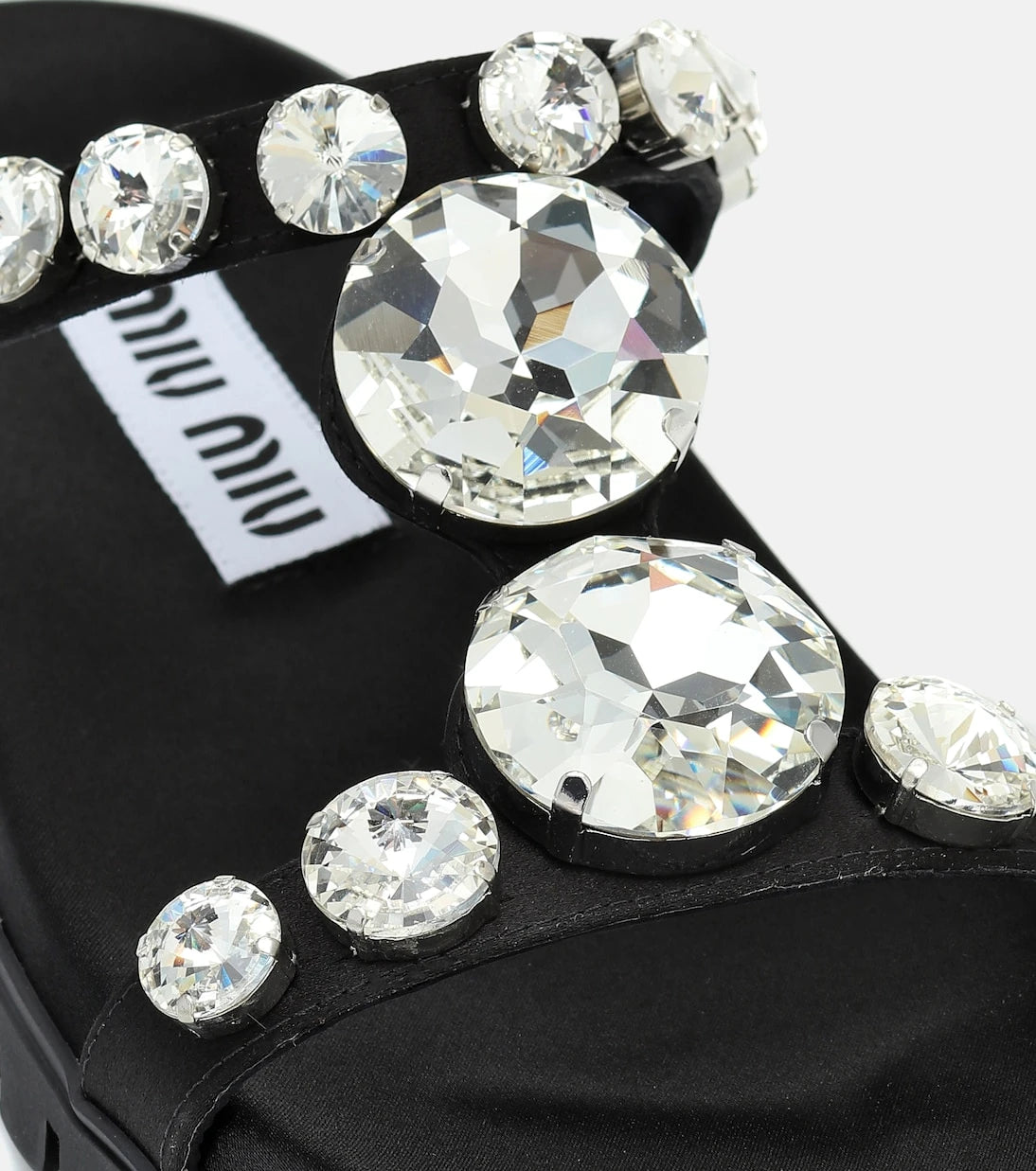 Miu Miu - Crystal-embellished sandals