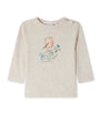 Cotton Long-Sleeve Bird T-Shirt (6-18 Months)