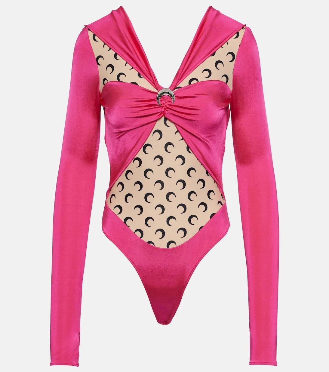 Marine Serre - Regenerated jersey bodysuit