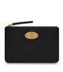 Mulberry Black Logo Plaque Coin Pouch