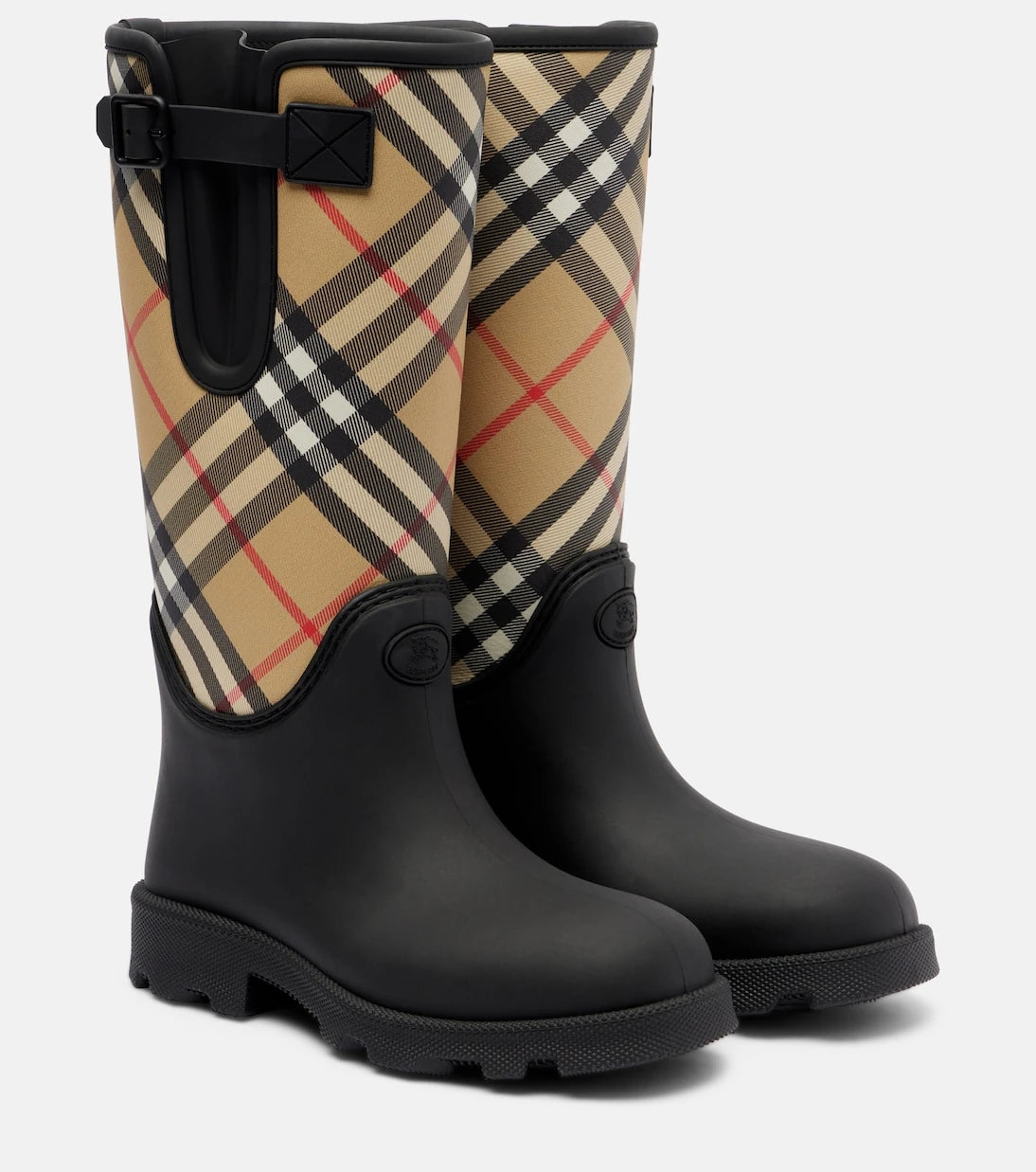 Burberry - Marsh Burberry Check rain boots