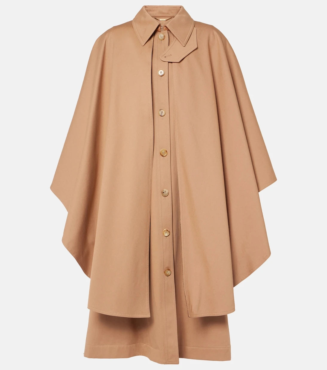Chloé - Cotton gabardine cape