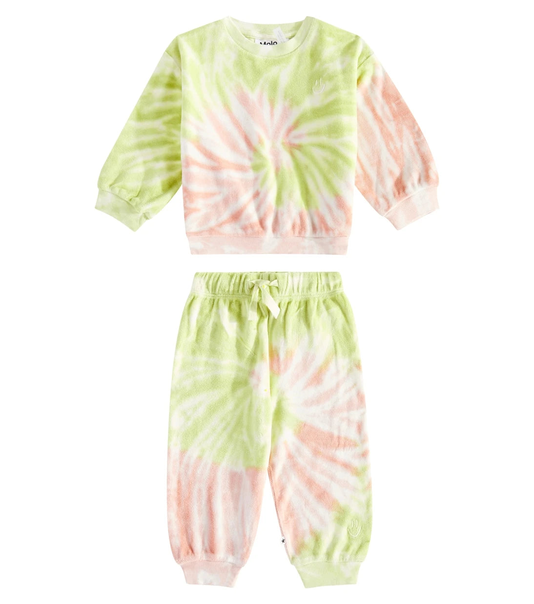 Molo - Baby Simeon cotton sweatshirt and sweatpants set