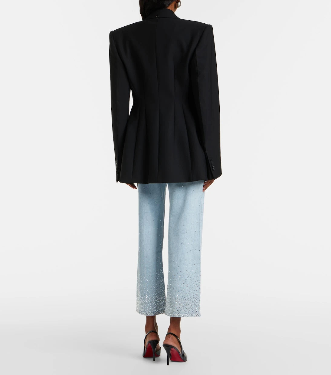 7 For All Mankind - Calie embellished straight jeans