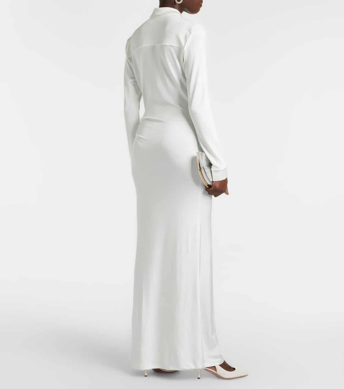 Tove - Iana gathered jersey maxi dress