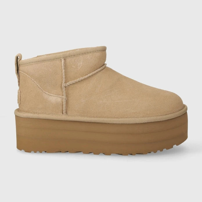 Велурени апрески UGG Classic Ultra Mini Platform