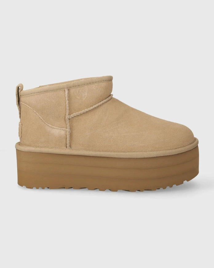 Велурени апрески UGG Classic Ultra Mini Platform