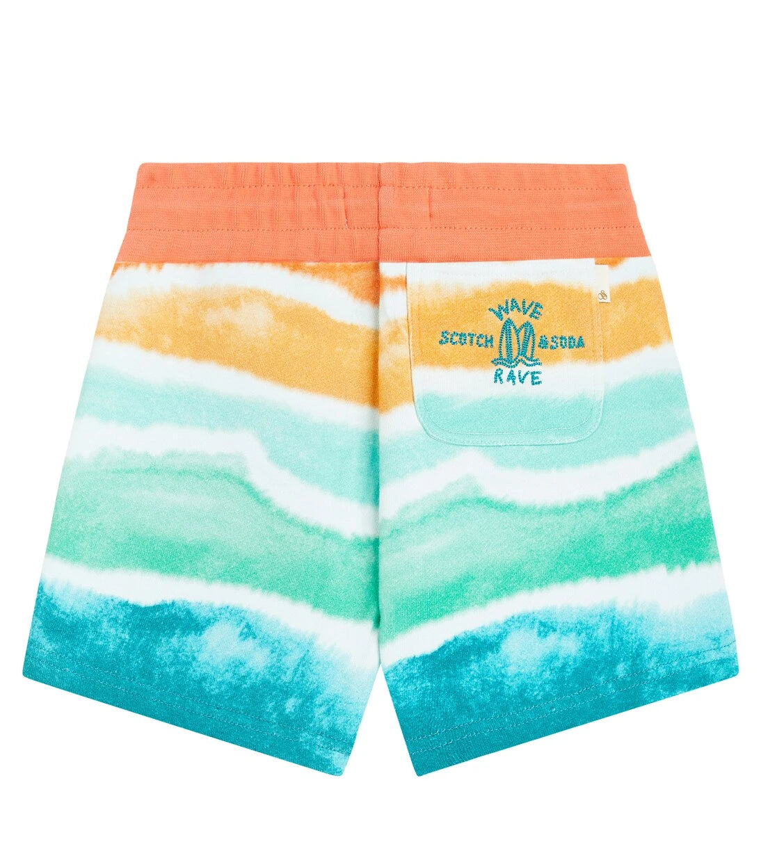 Scotch & Soda Kids - Striped cotton jersey shorts