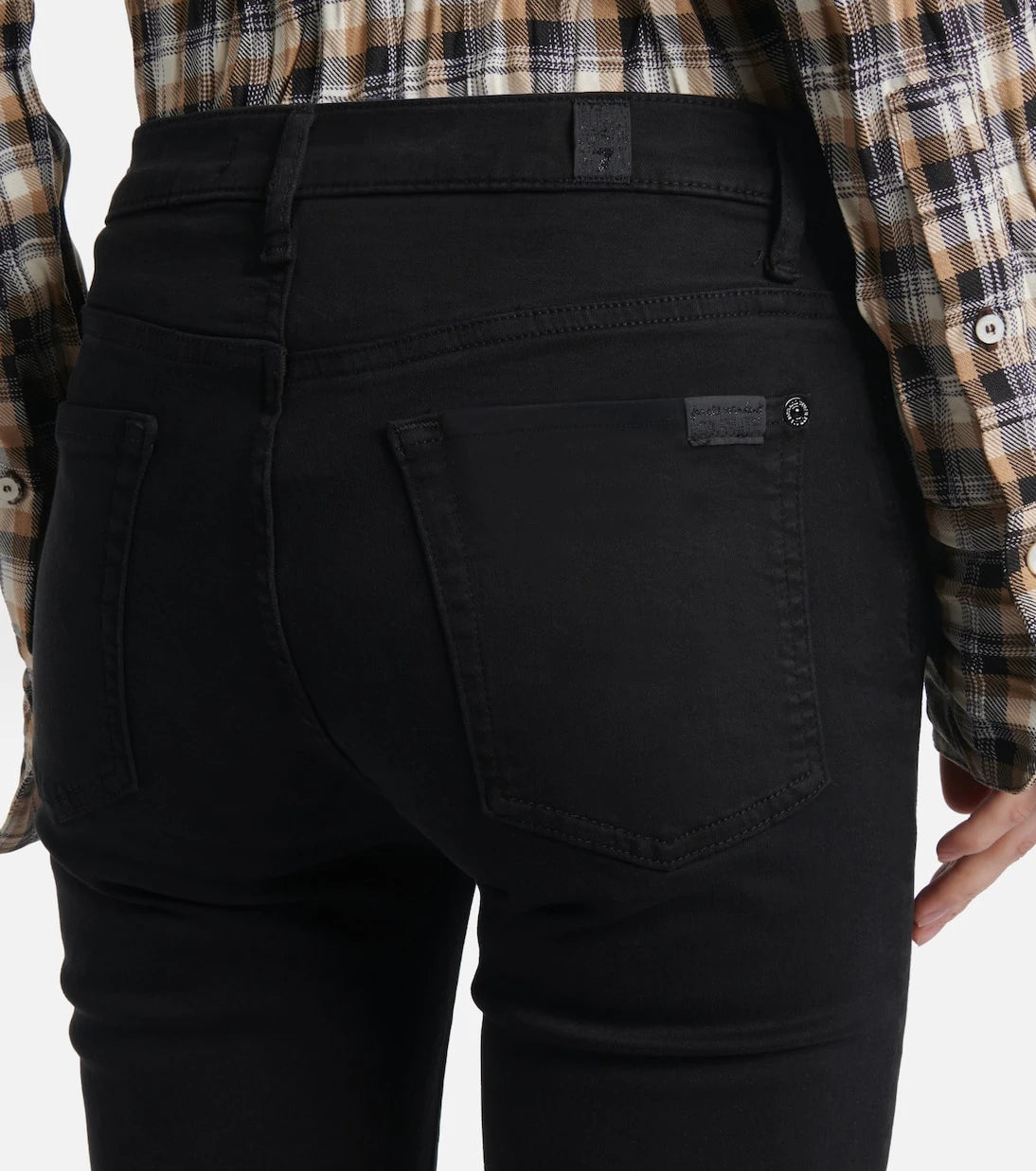 7 For All Mankind - Mid-rise skinny jeans