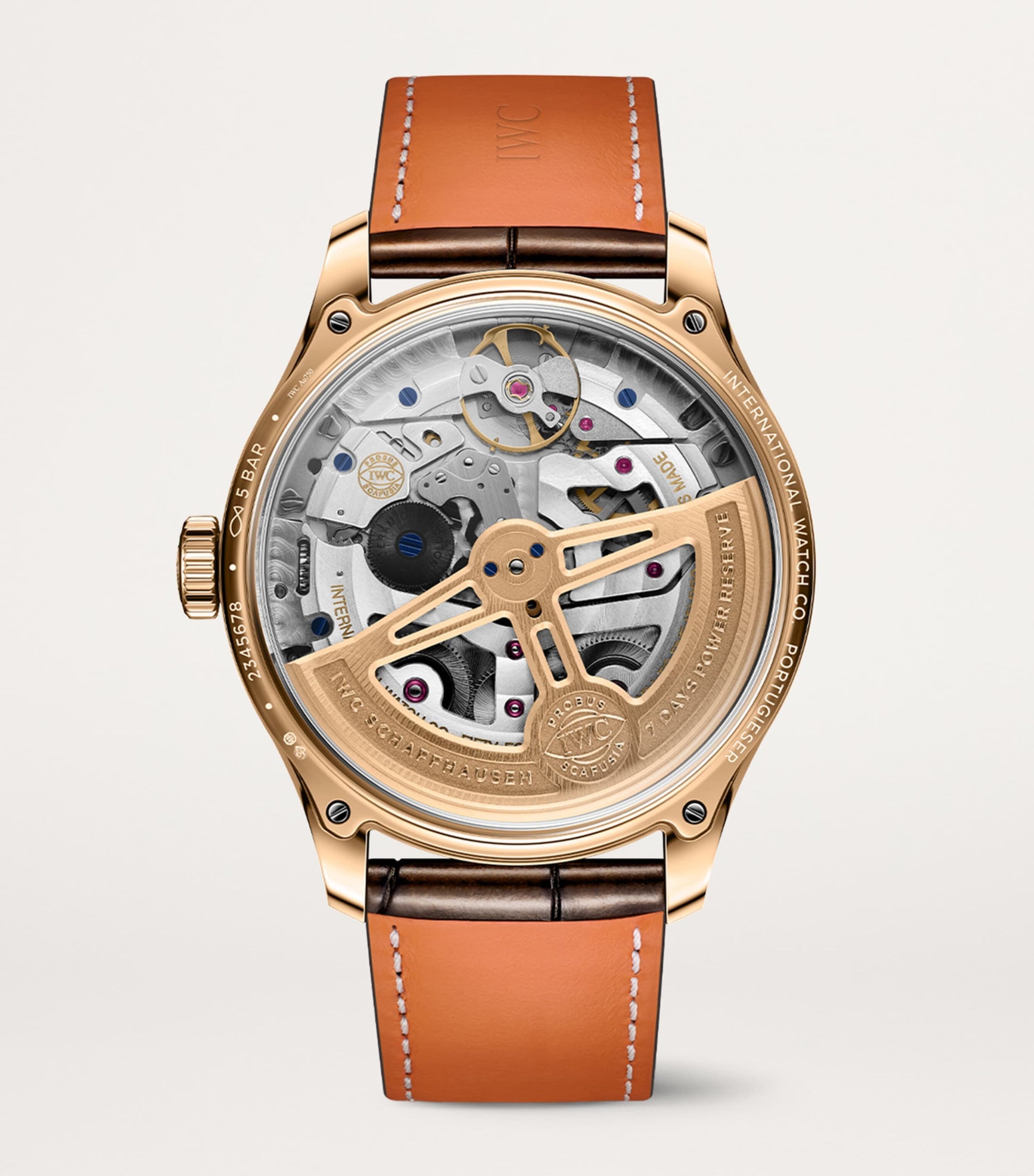 Rose Gold Portugieser Perpetual Calendar Watch 44mm