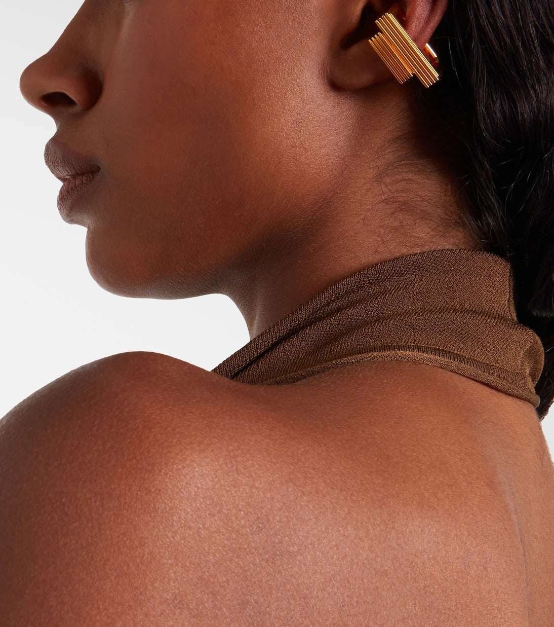 Khaite - Empire 18kt gold-plated ear cuffs