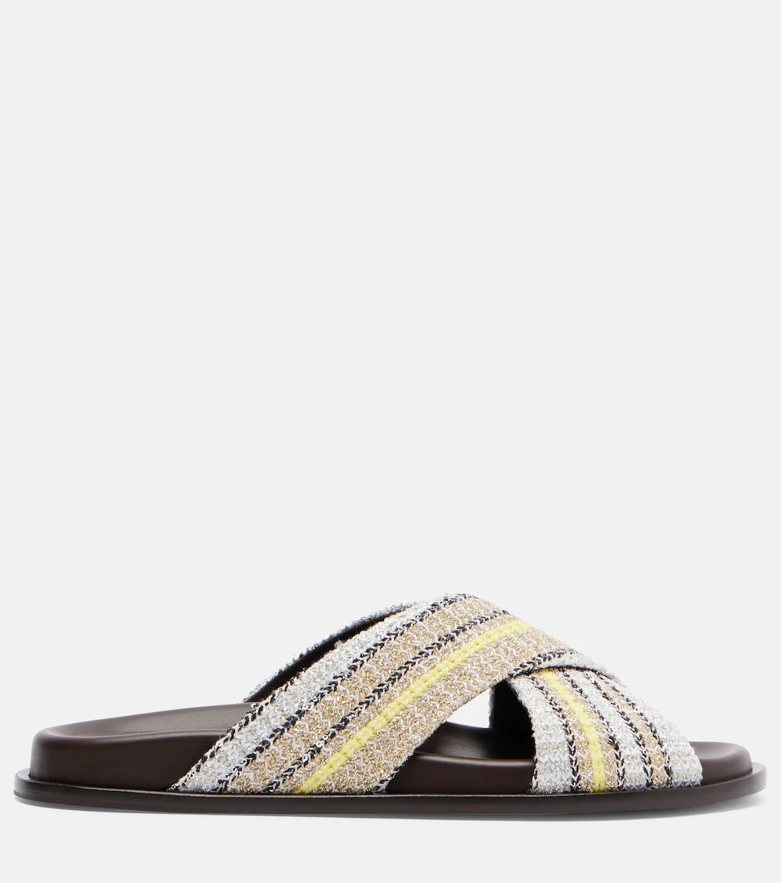 Missoni - Viola striped lamé sandals