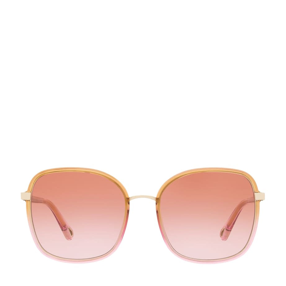 Yellow Oversized Square Sunglasses