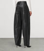 Black Leather Jett Lea Trousers
