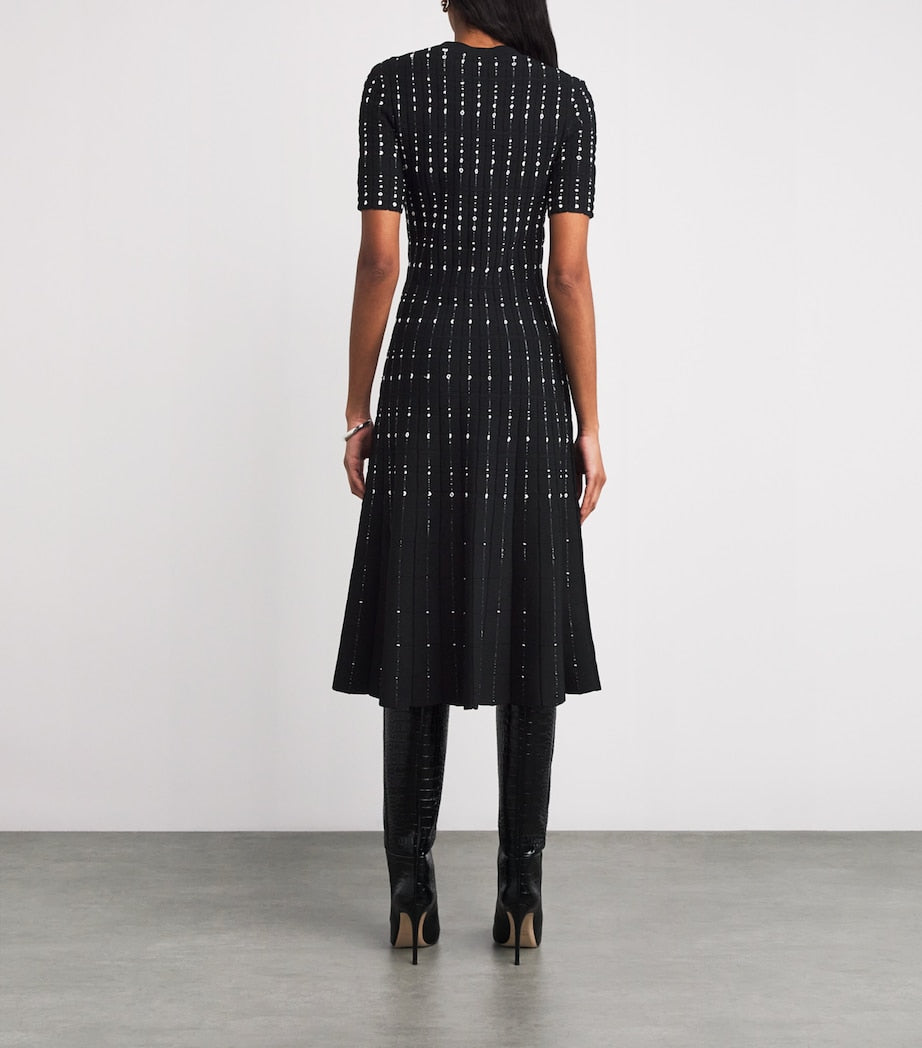 Fragmented Stripes Dress