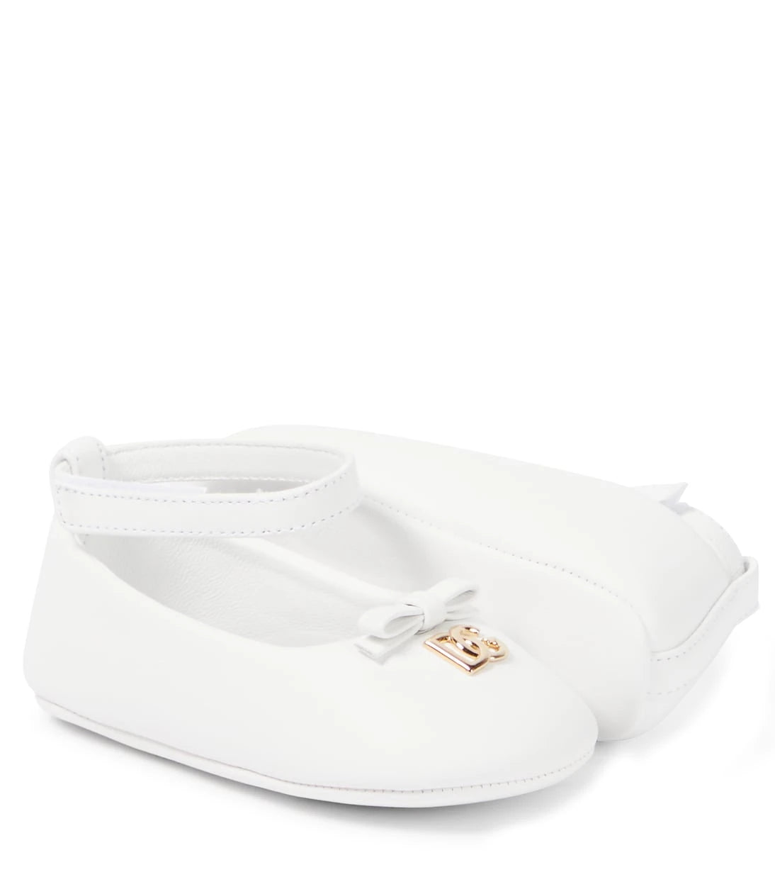 Dolce&Gabbana Kids - Baby leather ballet flats