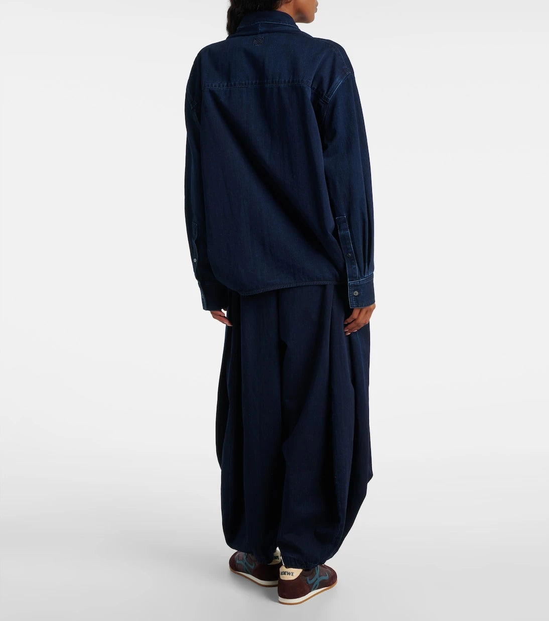 Loewe - Draped denim shirt