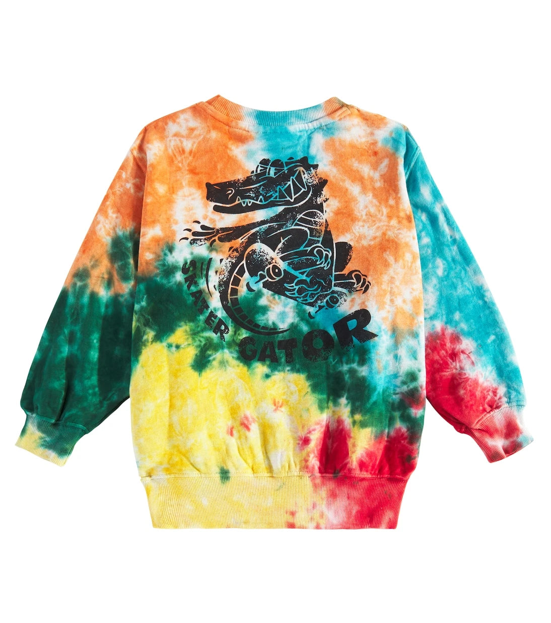 سويت شيرت قطن مصبوغ بنمط Tie-Dye من Molo - Monti