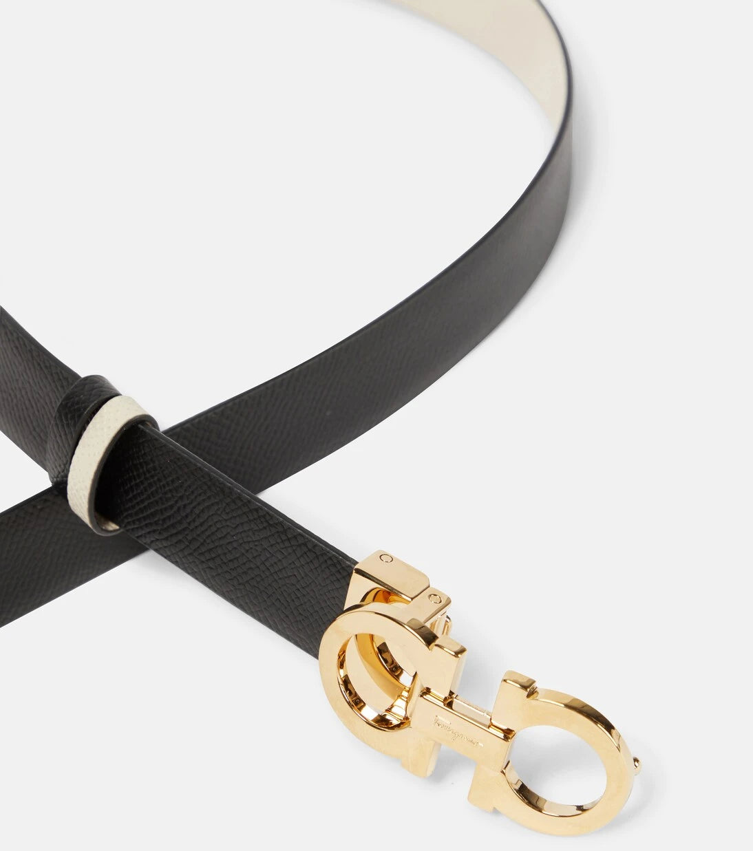 Ferragamo - Gancini reversible leather belt