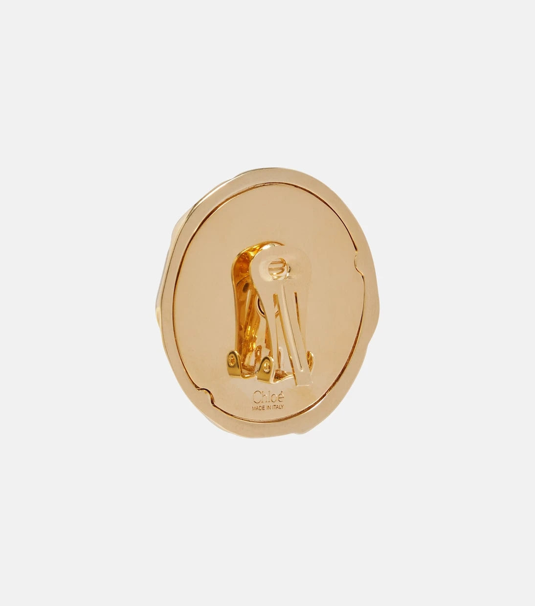 Chloé - Chloé Pleats clip-on earrings