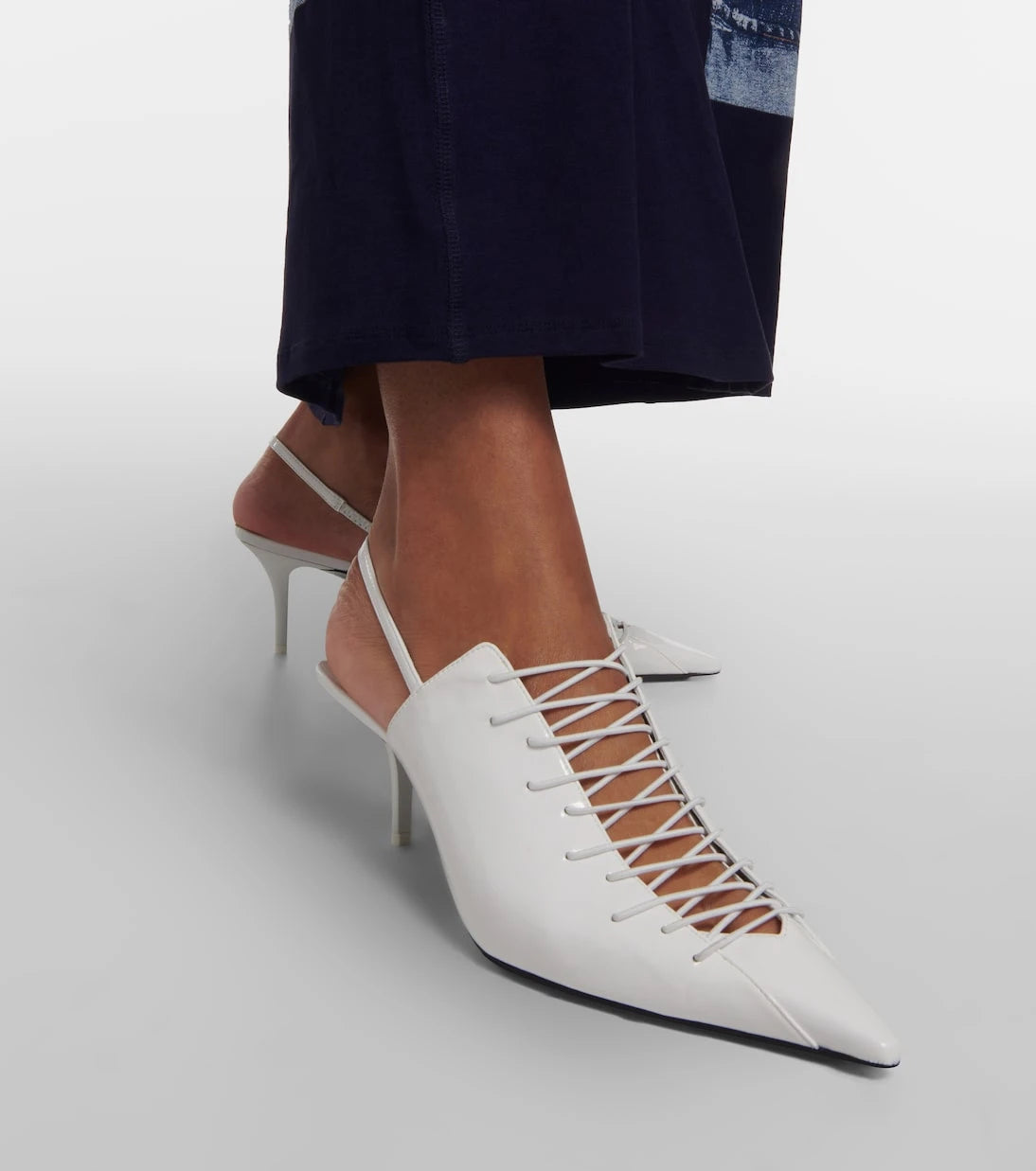 Jimmy Choo - x Jean Paul Gaultier Corset leather pumps