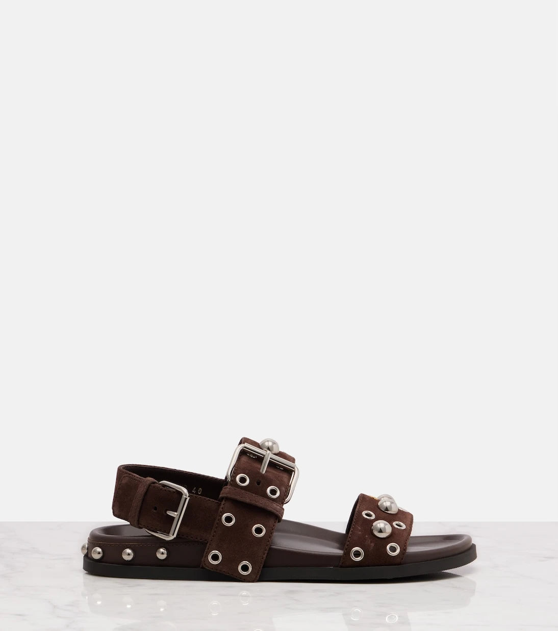 Valentino Garavani - Nellcôte studded suede sandals