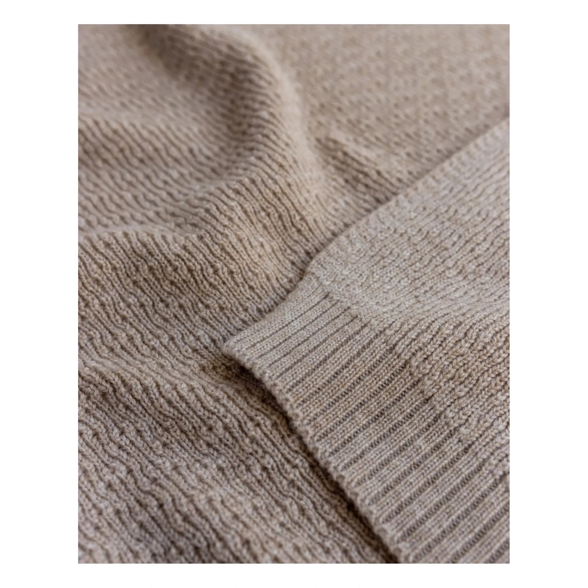 Hvid - Dora Merino Wool Blanket | Sand
