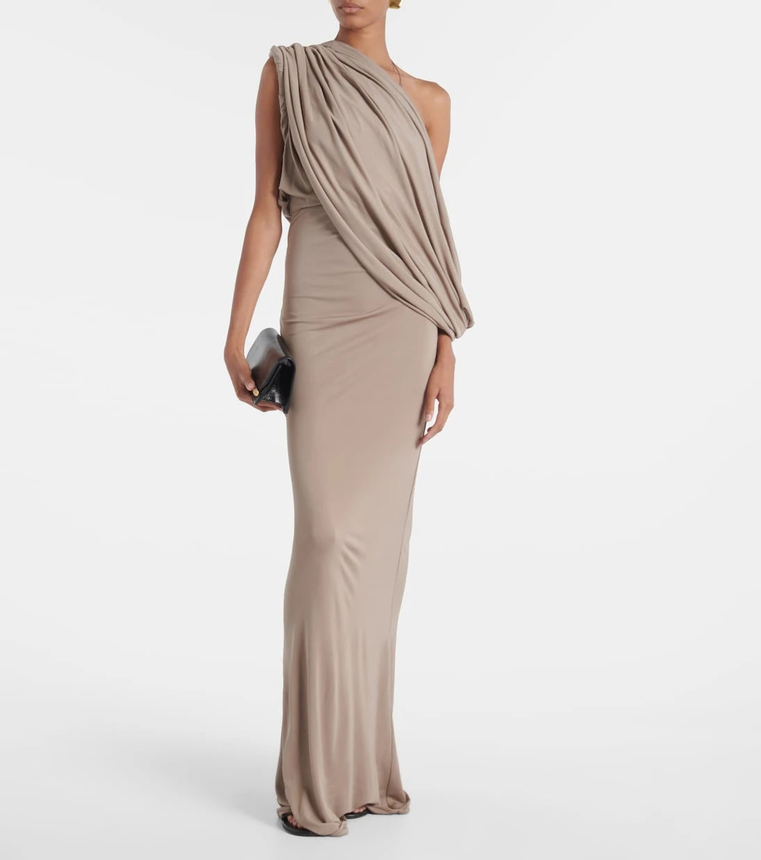 Christopher Esber - Aiba draped one-shoulder jersey gown