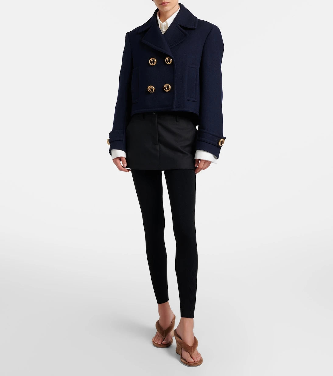 Balenciaga - Wool skort