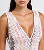 Missoni Multi Zigzag Plunge Mini Dress