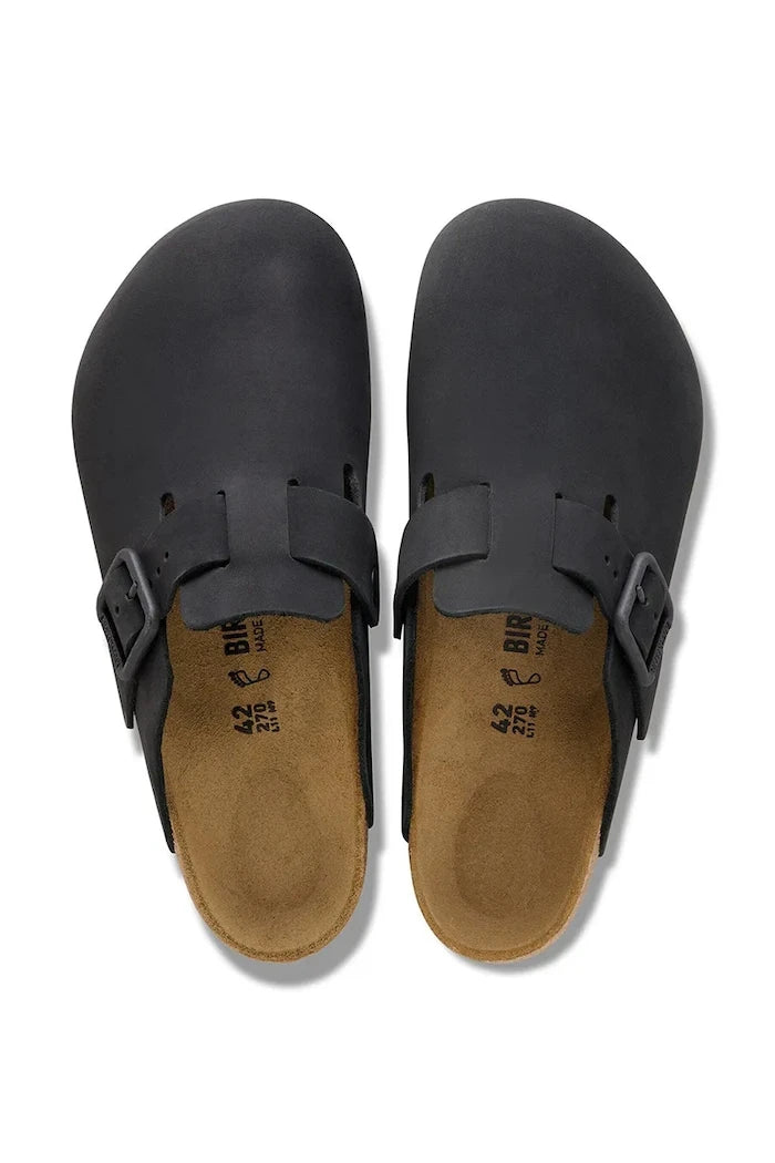 Birkenstock чехли сабо от набук Boston