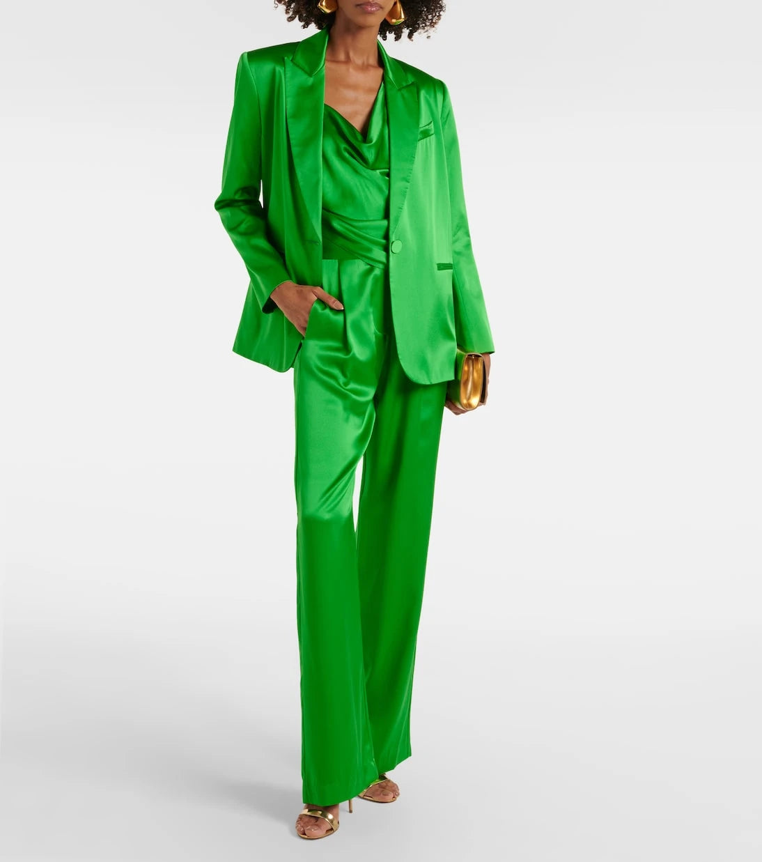 The Sei - Ruched silk top