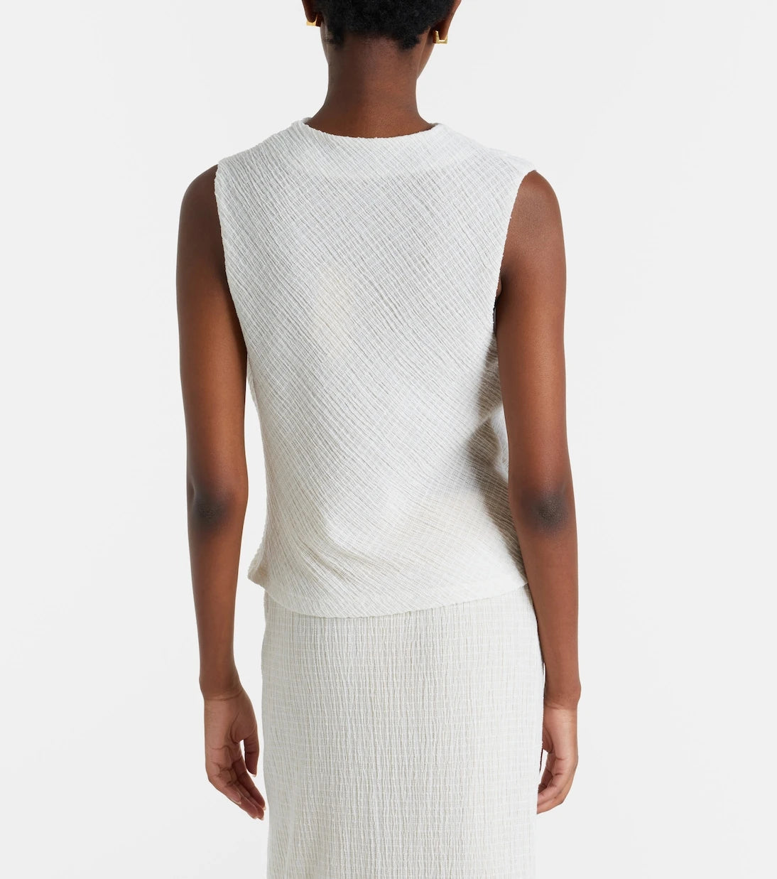 Vince - Draped knitted top