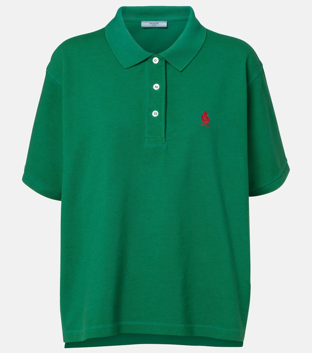 Prada - Cotton piqué polo shirt