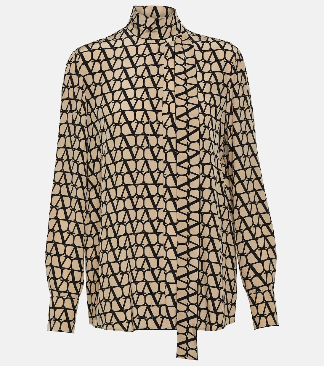 Valentino - Toile Iconographe silk crêpe de chine blouse