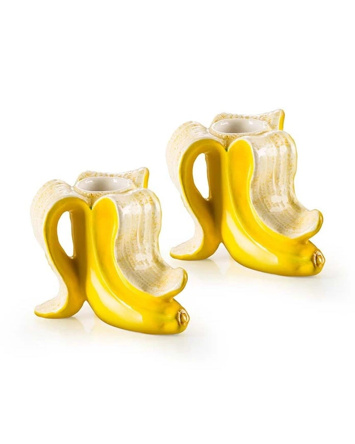 Donkey Banana Romance Şamdan Seti (2 Parça)