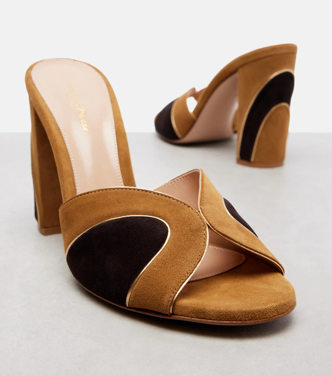 Gianvito Rossi - 95 suede mules