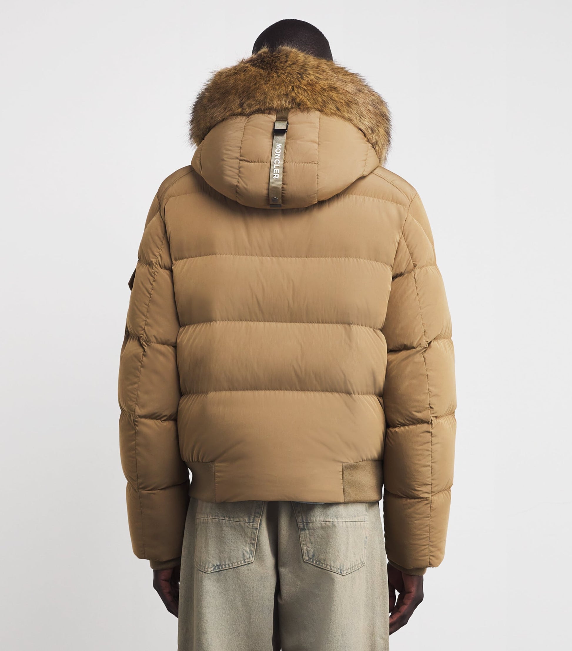 Moncler Beige Down Luynes Puffer Jacket